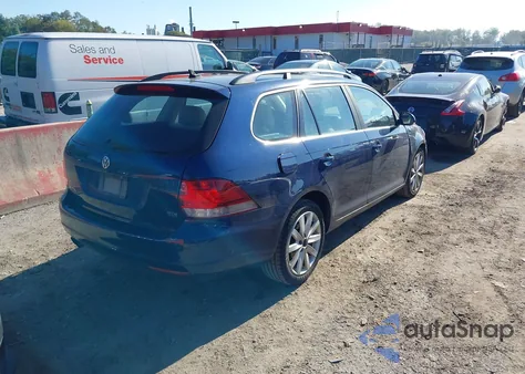 2013 Volkswagen Jetta Sportwagen 2.0L Tdi z USA, uszkodzony, nr VIN 3VWPL7AJ2DM616434